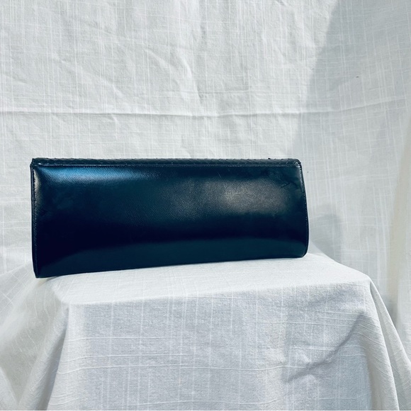 Vintage Genuine Snakeskin Oversized Clutch - Right On Trend For Fall 2023 - Picture 4 of 11